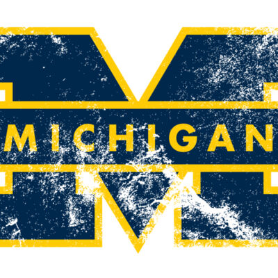 Michigan Banner Blue Vintage 01 Thumbnail