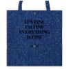 DENIM 3024 45X45 cm Square Bag Thumbnail