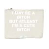 All over Neutral Canvas Case  28 x 20 cm Thumbnail