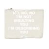 All over Neutral Canvas Case  28 x 20 cm Thumbnail