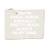 All over Neutral Canvas Case  28 x 20 cm Thumbnail