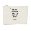 All over Neutral Canvas Case  28 x 20 cm Thumbnail