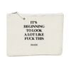 All over Neutral Canvas Case  28 x 20 cm Thumbnail