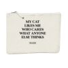 All over Neutral Canvas Case  28 x 20 cm Thumbnail