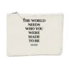 All over Neutral Canvas Case  28 x 20 cm Thumbnail