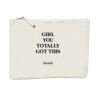 All over Neutral Canvas Case  28 x 20 cm Thumbnail