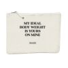 All over Neutral Canvas Case  28 x 20 cm Thumbnail