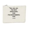 All over Neutral Canvas Case  28 x 20 cm Thumbnail