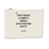 All over Neutral Canvas Case  28 x 20 cm Thumbnail