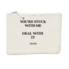 All over Neutral Canvas Case  28 x 20 cm Thumbnail