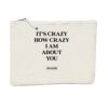 All over Neutral Canvas Case  28 x 20 cm Thumbnail