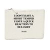 All over Neutral Canvas Case  28 x 20 cm Thumbnail