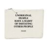 All over Neutral Canvas Case  28 x 20 cm Thumbnail
